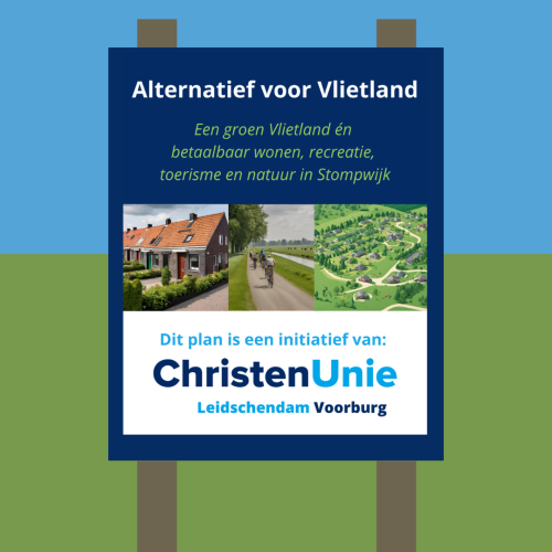 Bouwbord VlietlandStompwijk